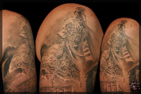 Tattoos - Gladiator with his lucky number XIII. [Argento] - 58753